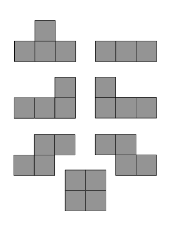 The seven piece types